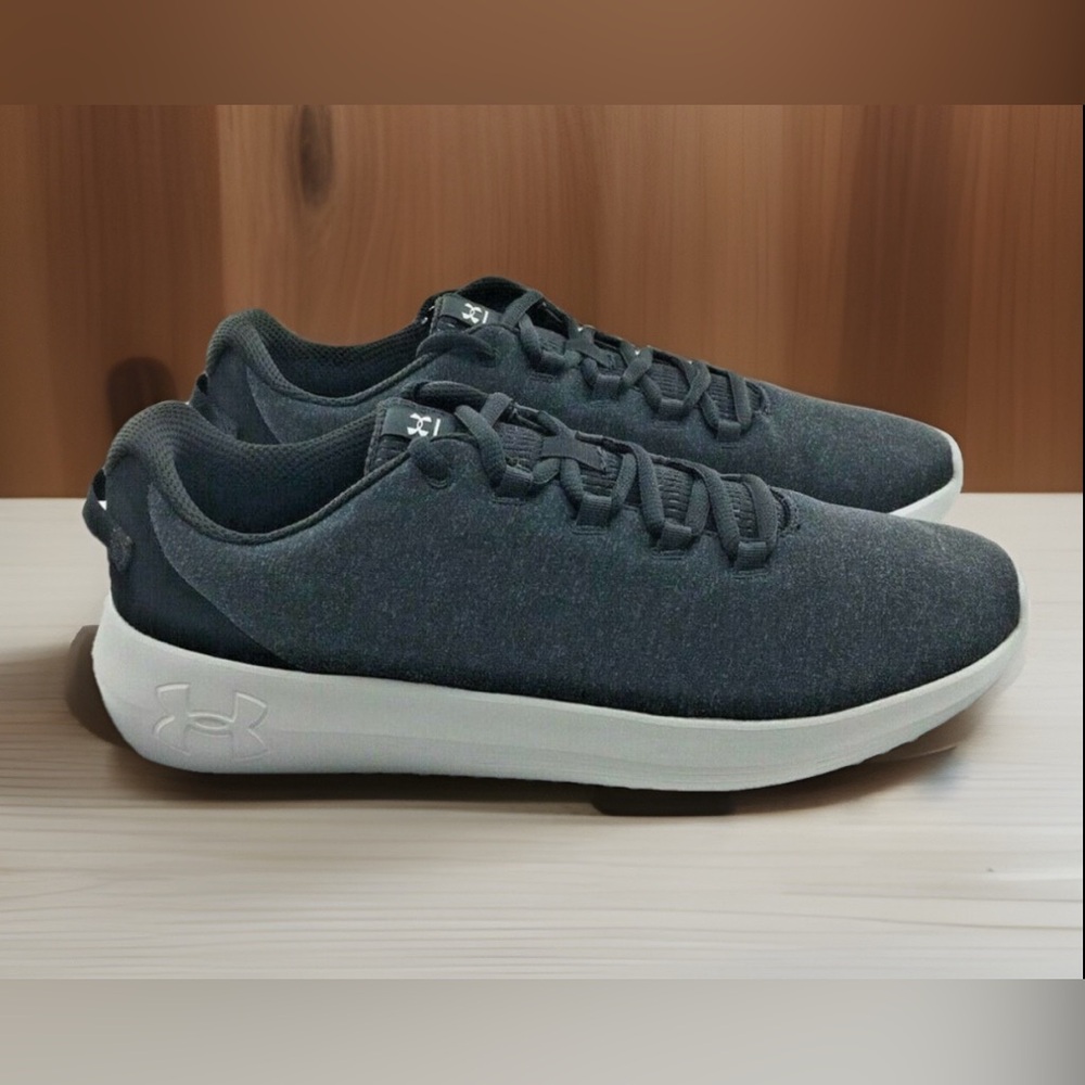 Under Armour Black and White Sneakers